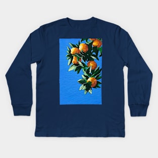 Monsanto Oranges Kids Long Sleeve T-Shirt